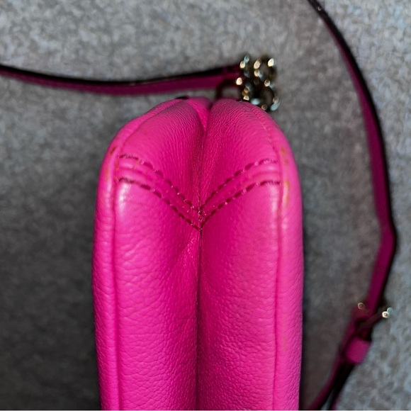 Kate Spade Vibrant Pink Crossbody Bag with Bow Accent - Picture 10 of 12
